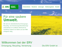Tablet Screenshot of erv-info.de